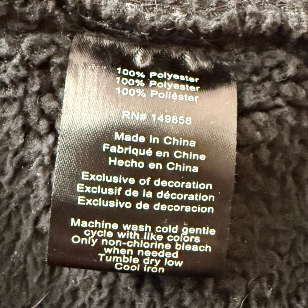 Voyager Fleece Lined Plaid Jacket Shacket Men’s Medium Black Gray Snap Front NWT - Picture 6 of 9